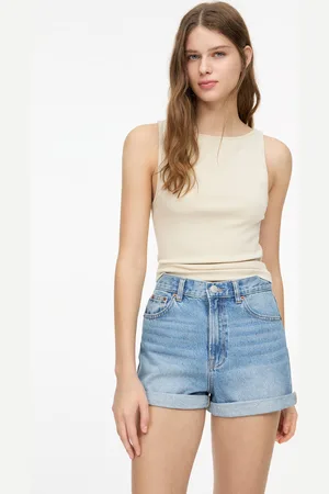 Pull&Bear Short Mom Denim Revers