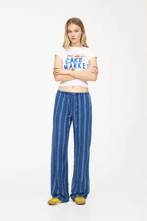 Pull&Bear Pantalon Rustique À Rayures