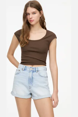 Pull&Bear Short Mom Denim Revers