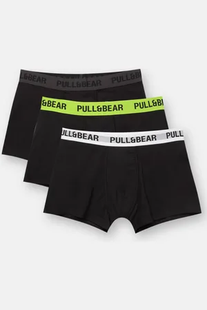Pull&Bear Lot 3 Boxers Avec Écusson