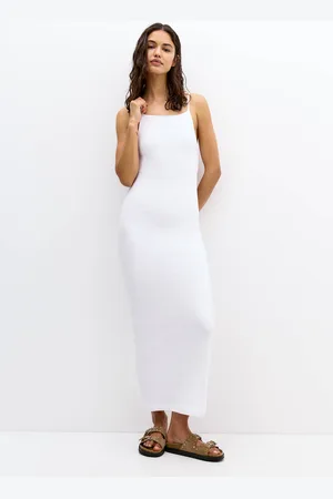 Pull&Bear Robe Midi À Bretelles