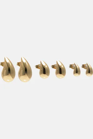 Pull&Bear Lot 3 Paires De Boucles D’oreilles Goutte D’eau