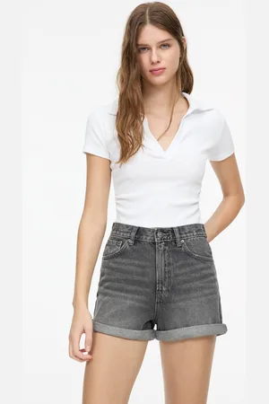 Pull&Bear Short Mom Denim Revers