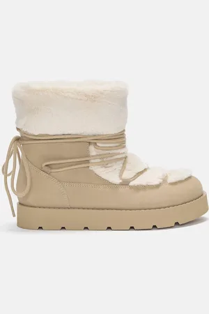 Pull&Bear Bottes Fausse Fourrure Doublées