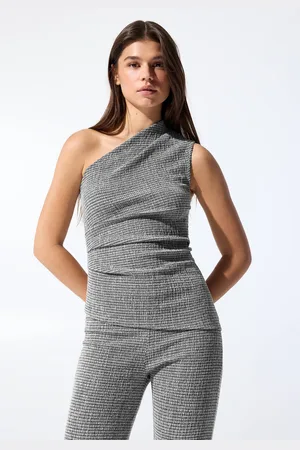 Pull&Bear Top Asymétrique Texturé