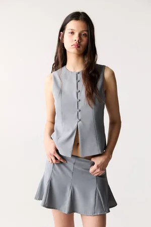 Pull&Bear Minijupe Ample À Godets