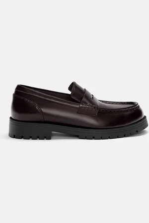 Pull&Bear Mocassins Bordeaux