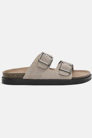 Pull&Bear Sandales Plates Boucle Cuir