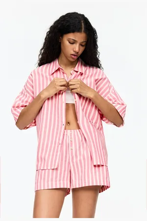 Pull&Bear Chemise À Rayures À Manches Courtes