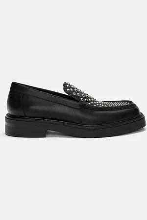 Pull&Bear Mocassins Cloutés En Cuir Chet Lo
