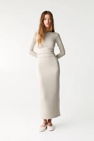 Pull&Bear Robe Midi En Maille