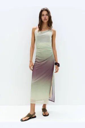 Pull&Bear Robe Midi Asymétrique En Tulle