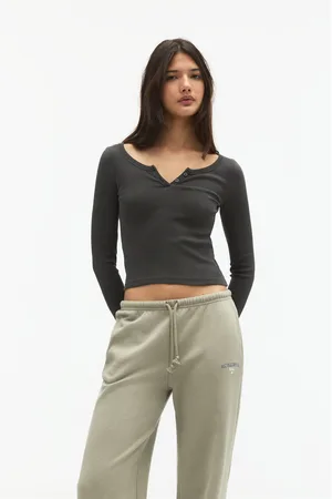 Pull&Bear T-Shirt Côtelé Boutonné