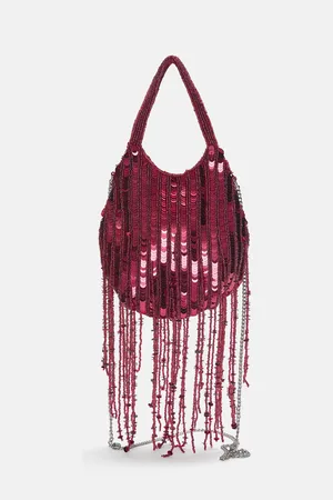 Pull&Bear Sac Perles Franges