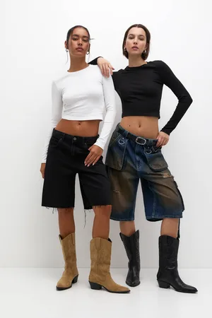 Pull&Bear Lot De 2 T-Shirts Manches Longues