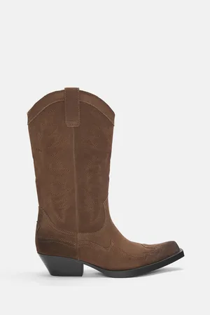 Pull&Bear Bottes Cowboy Cuir