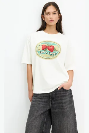 Pull&Bear T-Shirt Imprimé Fraises