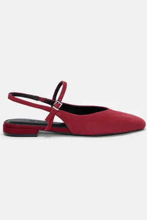 Pull&Bear Ballerines Ouvertes À L’arrière En Cuir