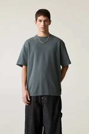 Pull&Bear T-Shirt Basique Manches Courtes Texturé