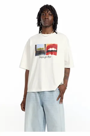 Pull&Bear T-Shirt Imprimé Photo Fenêtre