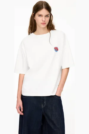 Pull&Bear T-Shirt Blanc Deli & Grocery