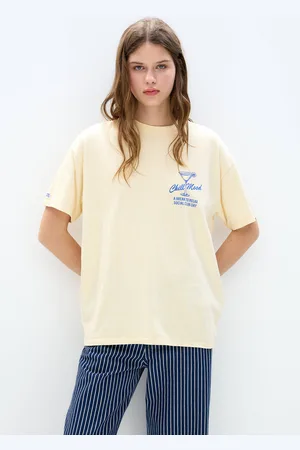 Pull&Bear T-Shirt Imprimé Cocktail