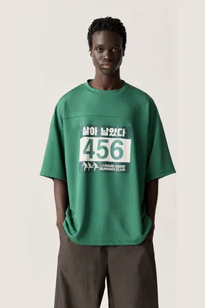 Pull&Bear T-Shirt Maille Le Jeu Du Calamar