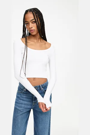 Pull&Bear T-Shirt Manches Longues Côtelé