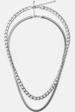 Pull&Bear Lot De 2 Colliers Chaînes