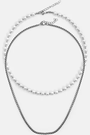 Pull&Bear Lot 2 Colliers Perles