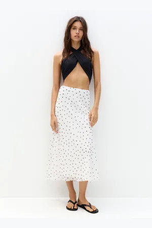 Pull&Bear Jupe Midi À Pois