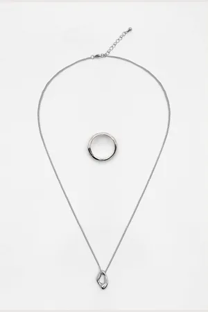 Pull&Bear Lot Collier Et Bague