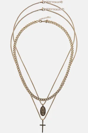 Pull&Bear Lot Colliers Pendentif Croix