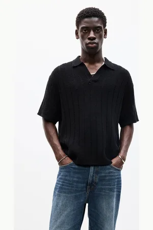 Pull&Bear Polo En Maille À Manches Courtes