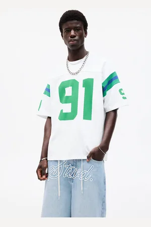 Pull&Bear T-Shirt Blanc Imprimé Chiffre