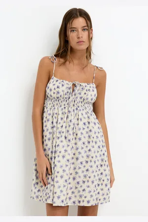 Pull&Bear Robe Courte À Fleurs