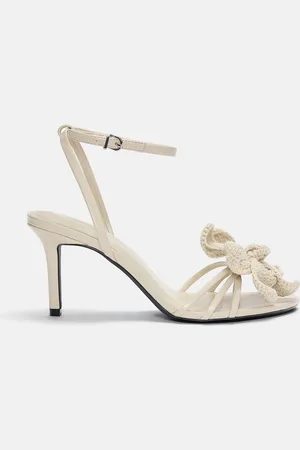 Pull&Bear Sandales Talon Fleur Crochet