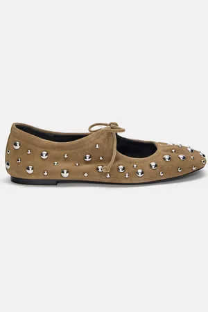 Pull&Bear Ballerines Clous Cuir