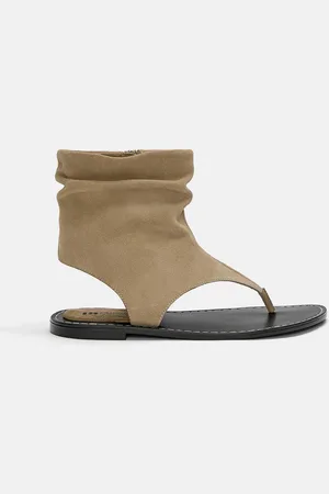 Pull&Bear Sandales Montantes Cuir
