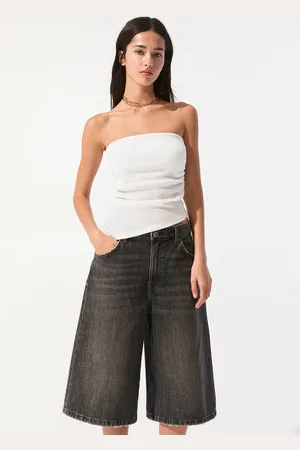 Pull&Bear Top Bustier Asymétrique