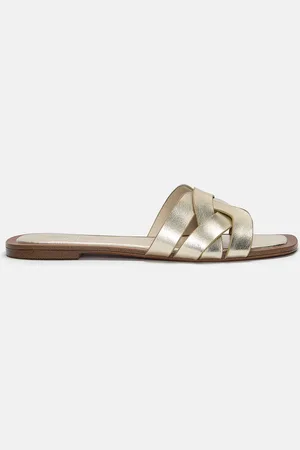 Pull&Bear Sandales Plates Croisées