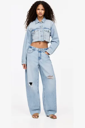 Pull&Bear Jean Barrel Déchiré