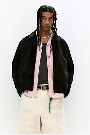 Pull&Bear Veste Noire En Suédine