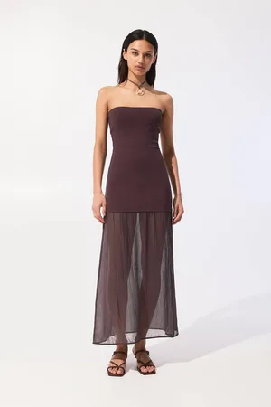 Pull&Bear Robe Midi Double Tissu