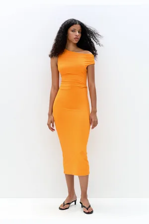 Pull&Bear Robe Midi En Polyamide