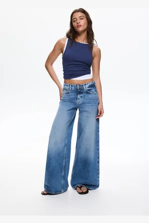 Pull&Bear Jean Wide Leg Taille Basse