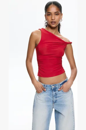 Pull&Bear Top Asymétrique Polyamide