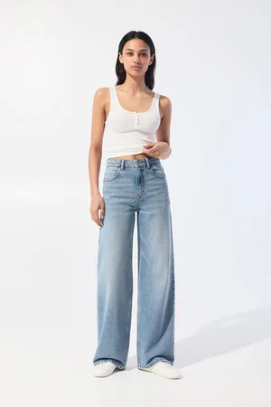 Pull&Bear Jean Large Taille Haute
