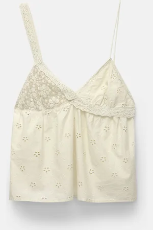 Pull&Bear Top Bretelles Asymétrique