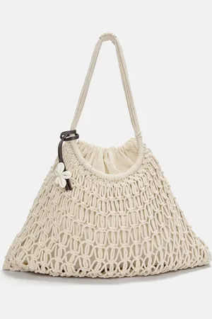 Pull&Bear Sac Cabas Crochet Décoratif